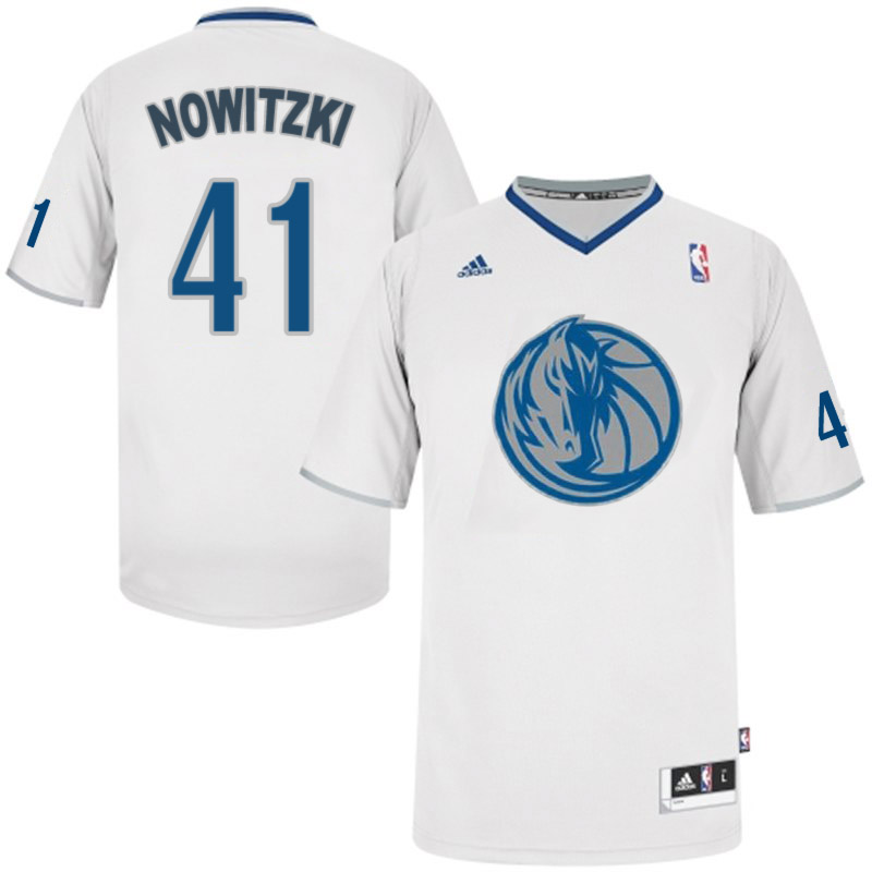 Men's  Dallas Mavericks Dirk Nowitzki 2013 Christmas Day Jersey